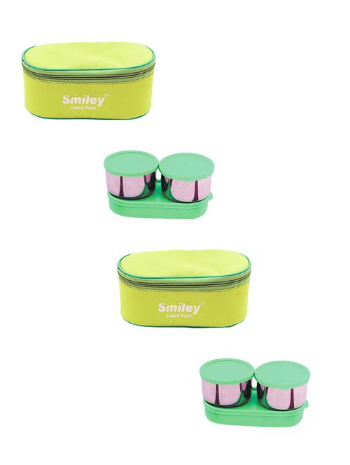 abtool 3 in 1  combo of parrot green lunch box - 16466216 - Very Small Image - 1