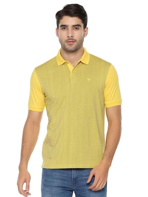 yellow front print t-shirt - 16467735 - Very Small Image - 1