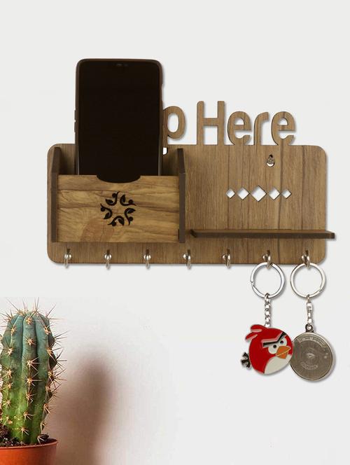 keep-here-wooden key holder (7 hooks) - 16467922 - Very Small Image - 1