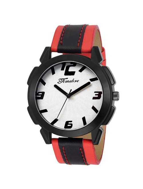 timebre round dial analog watch-(tmgxwht715) - 16470874 - Very Small Image - 1