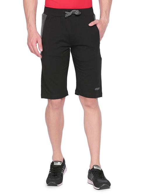 black solid shorts  - 16472425 - Very Small Image - 1