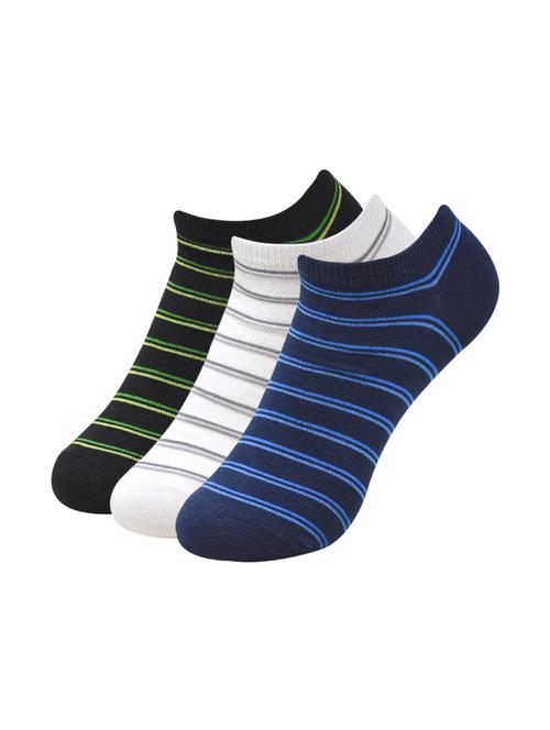 men pack of 3 striped ankle length sock - 16476238 - Very Small Image - 1