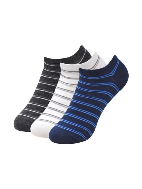men pack of 3 striped ankle length sock - 16476241 - Very Small Image - 1