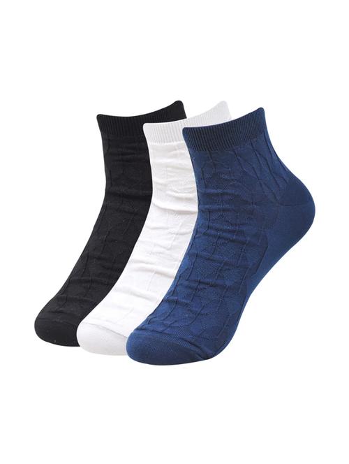 men set of 3 multi colored above  ankle length sock - 16476285 - Very Small Image - 1