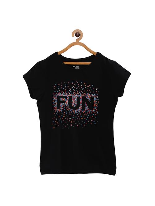 round neck graphic print tee - 16481997 - Very Small Image - 1