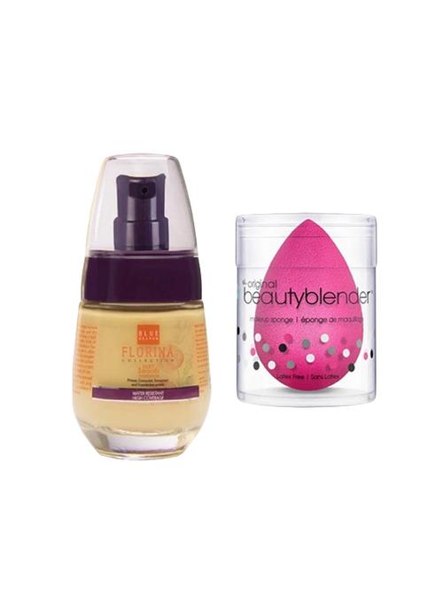 blue heaven florina foundation & beauty blender puff - 16491634 - Very Small Image - 1