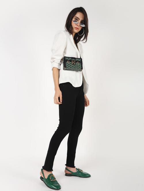 high rise frayed hem jeans  - 16493037 - Very Small Image - 1