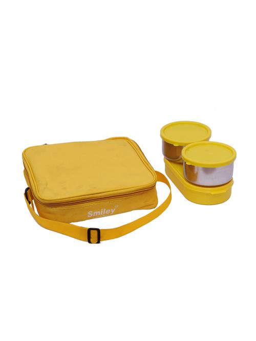 abtool andy yellow 3 in 1 steel lunch box - 16493410 - Very Small Image - 1
