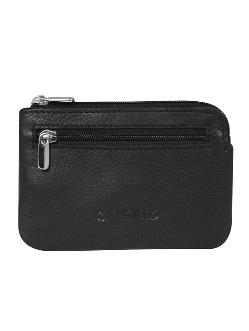 black leather regular pouch - 16494454 - Very Small Image - 1
