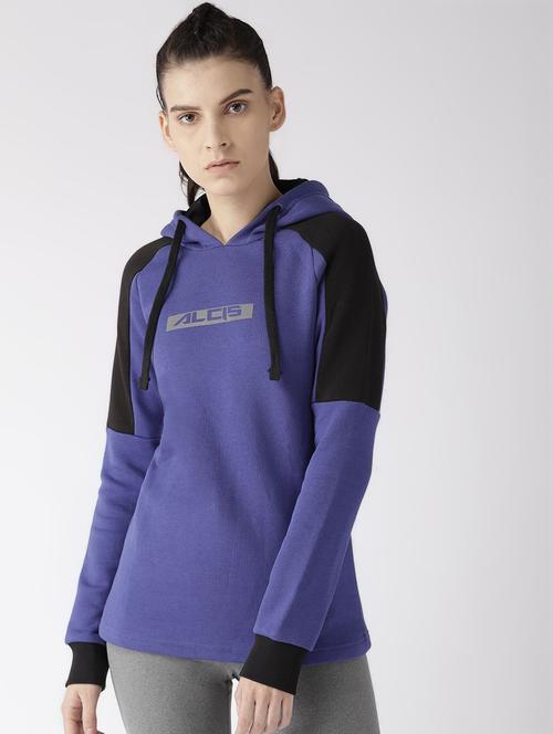 color block hooded sweatshirt  - 16494958 - Very Small Image - 1