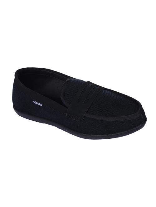 liberty black canvas slip on loafers - 16495081 - Very Small Image - 1