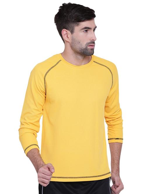 yellow solid raglan sweatshirt - 16495504 - Very Small Image - 1