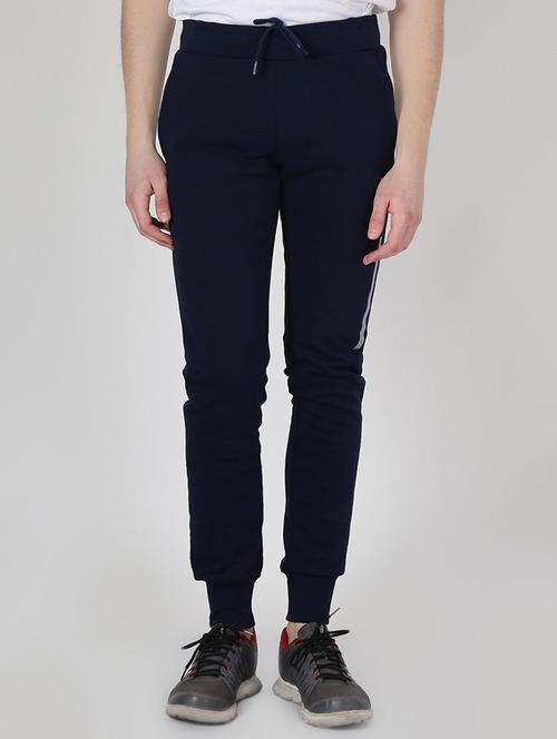 navy blue solid jogger  - 16498792 - Very Small Image - 1