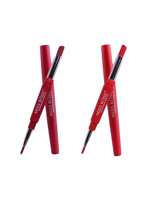miss rose combo of 2 lip liner plus lipsticks, (4-8) - 16502096 - Very Small Image - 1
