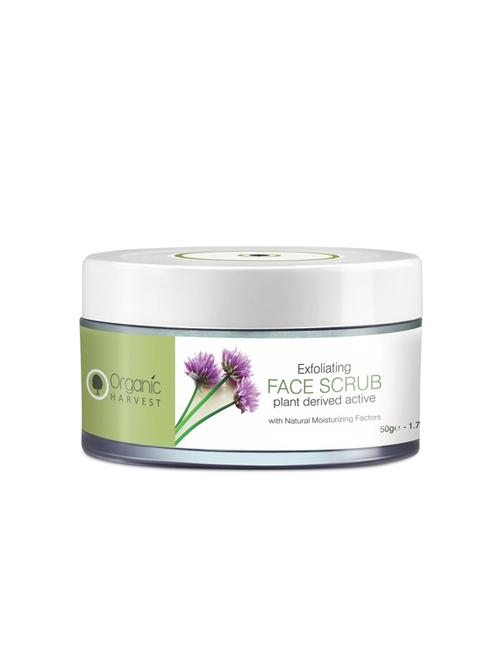 organic harvest exfoliating face scrub, 50g - 16503004 - Very Small Image - 1