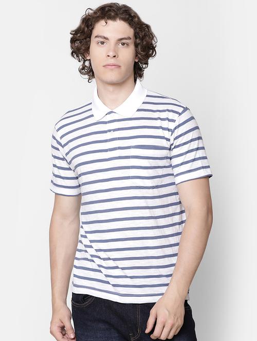 navy blue color block t-shirt  - 16504000 - Very Small Image - 1