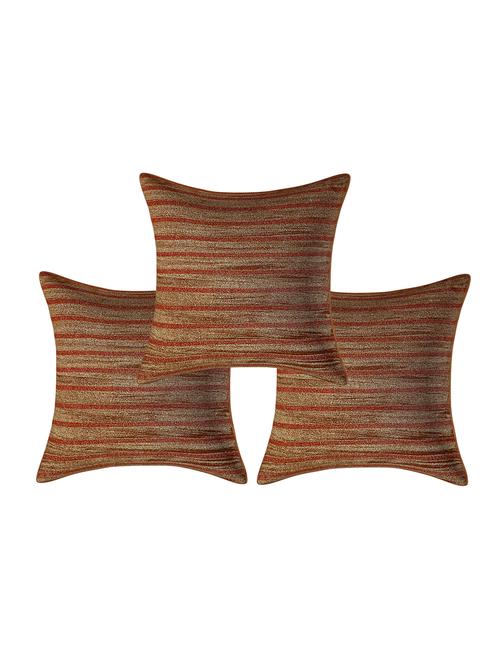 striped-3 piece standard size cushion cover set - 16504701 - Very Small Image - 1