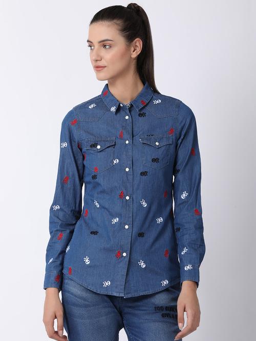 long sleeved quirky shirt  - 16504842 - Very Small Image - 1
