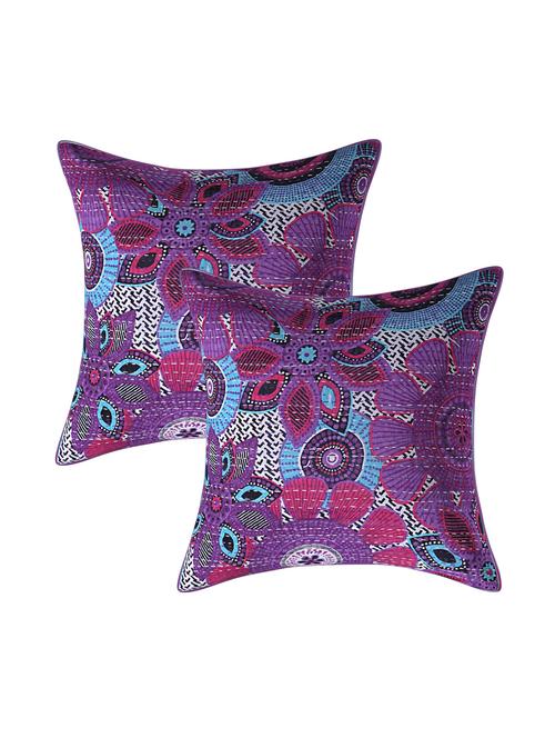 kantha work/suzaini-2 piece standard size cushion cover set - 16504982 - Very Small Image - 1