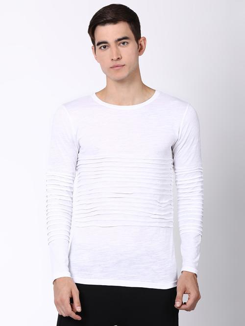 white solid t-shirt - 16505567 - Very Small Image - 1