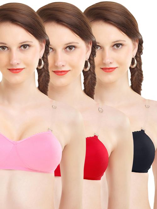 set of 2 detachable strap bra  - 16506251 - Very Small Image - 1
