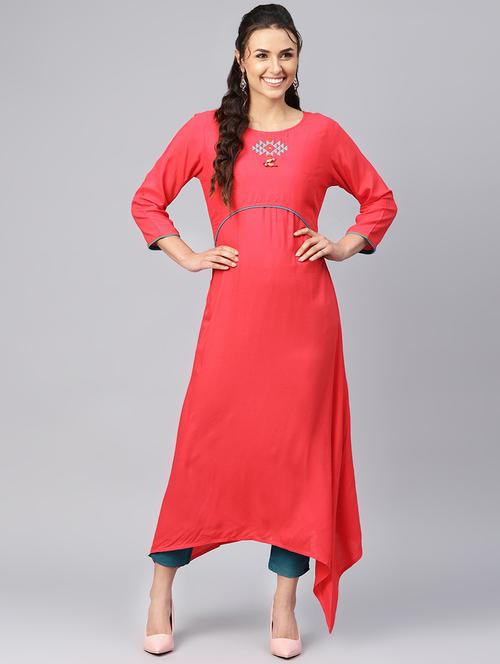 women's asymmetric kurta - 16506832 - Very Small Image - 1
