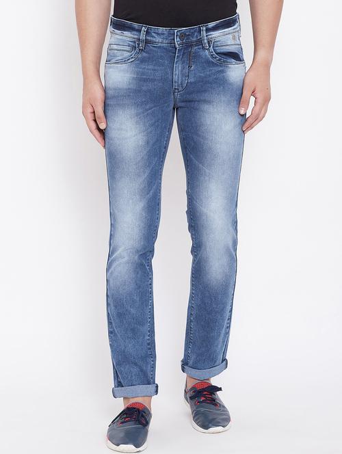 blue heavy washed jeans - 16509310 - Very Small Image - 1