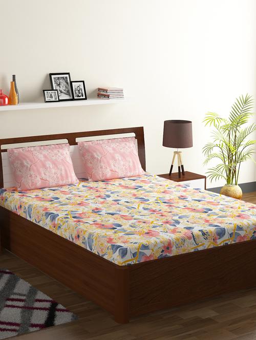 cotton double bed sheet breeze - 16510535 - Very Small Image - 1