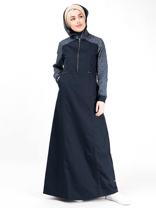 denim a-line cloaks & abaya - 16511793 - Very Small Image - 1