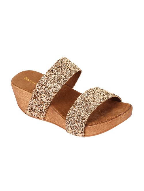 gold slip on wedges - 16515323 - Very Small Image - 1