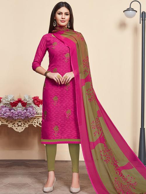 embroidered unstitched suit - 16515580 - Very Small Image - 1