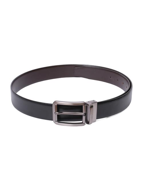 black  leather belt - 16516326 - Very Small Image - 1