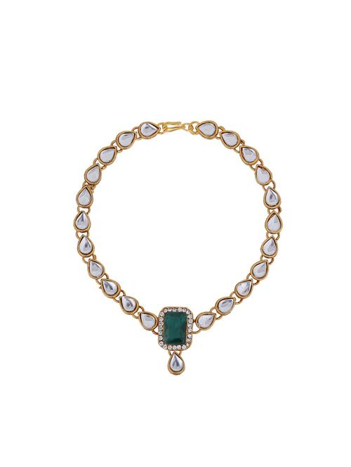 green gold plated  payal  - 16517052 - Very Small Image - 1