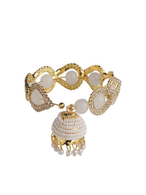 white metal bangle  bracelet - 16517427 - Very Small Image - 1