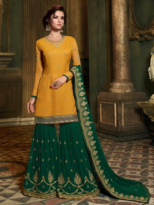 embroidered unstitched suit - 16521517 - Very Small Image - 1
