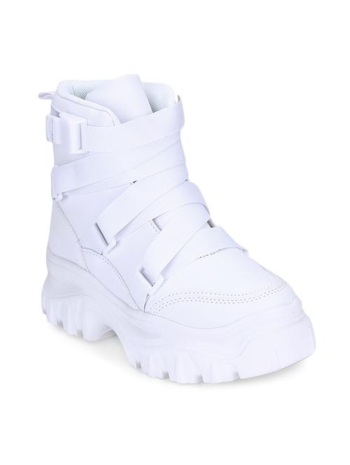 white lace-up boots - 16525925 - Very Small Image - 1