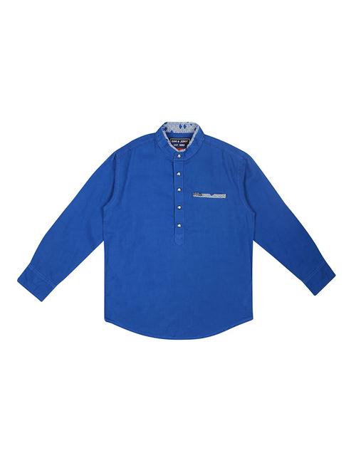 blue cotton shirt - 16533539 - Very Small Image - 1