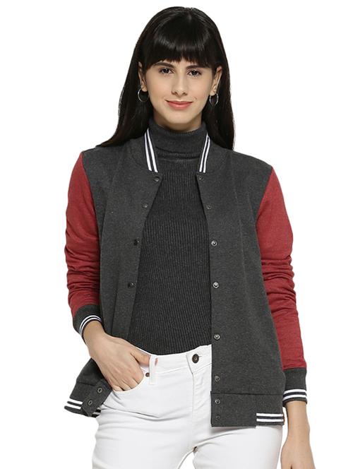 pocket patch color block jacket - 16535989 - Very Small Image - 1