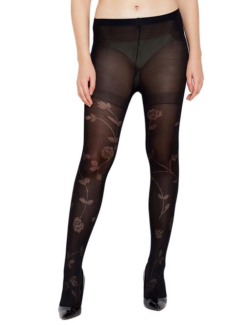 high rise floral full length stocking - 16536092 - Very Small Image - 1