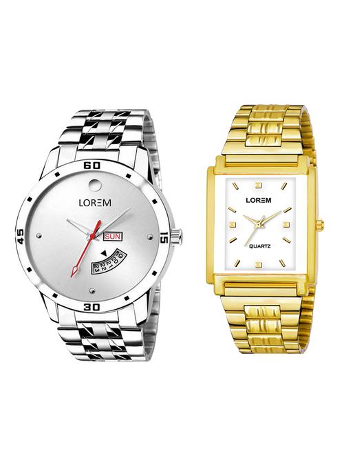 lorem set of 2 analog combo watches(lk-103-108) - 16536746 - Very Small Image - 1