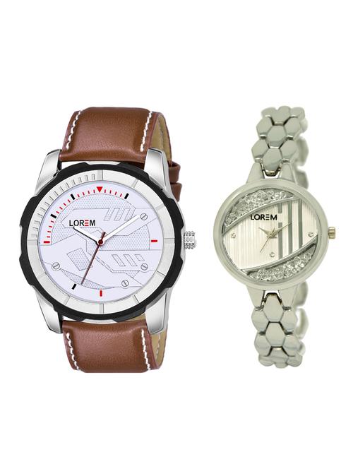 lorem set of 2 analog couple watches(lk-223-045) - 16536760 - Very Small Image - 1