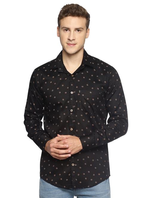 black printed casual shirt - 16538262 - Very Small Image - 1