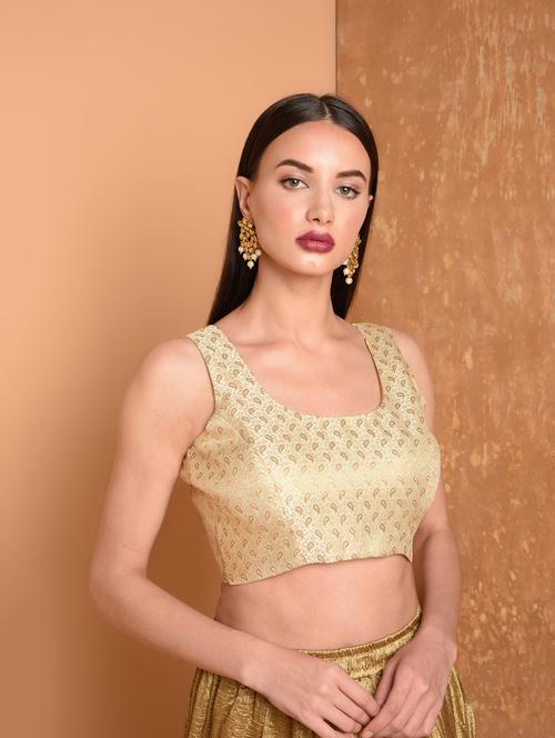 paisley brocade blouse - 16539096 - Very Small Image - 1