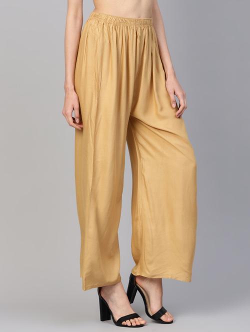 high rise flared palazzo - 16539528 - Very Small Image - 1