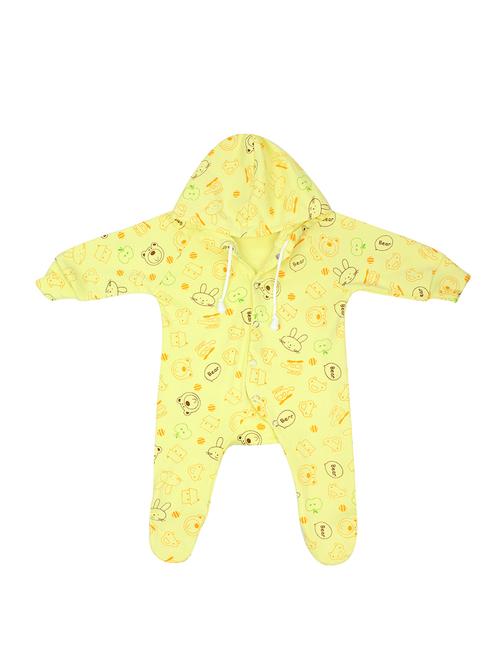 yellow cotton romper - 16543500 - Very Small Image - 1
