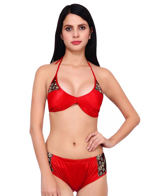 halter neck bra with panty set  - 16546766 - Very Small Image - 1