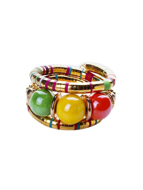 multi colored zinc beaded bracelet - 16548207 - Very Small Image - 1