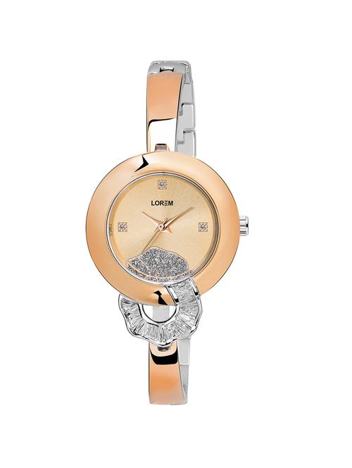 lorem analog rose gold watch for girls-lk-250 - 16548278 - Very Small Image - 1