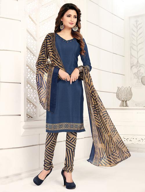 printed  unstitched suit - 16548619 - Very Small Image - 1