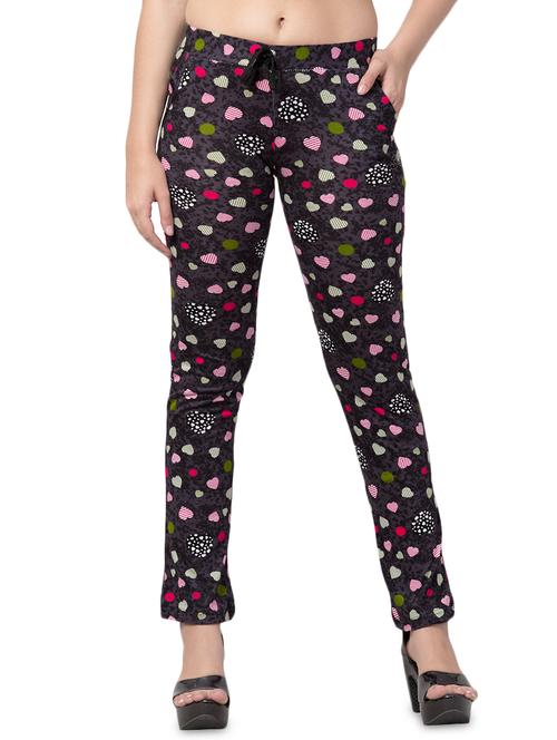 drawstring waist printed track pant  - 16549287 - Very Small Image - 1